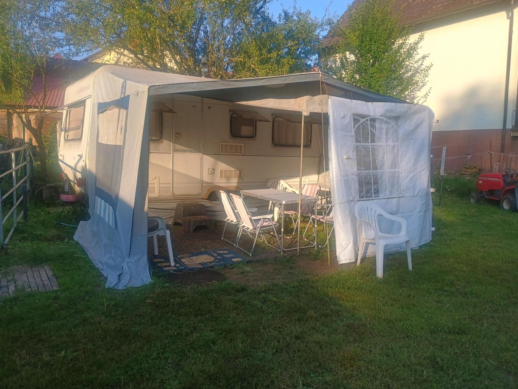 Wildcamp Resort Masseria La Murgia Unterkunft In Einem Wohnwagen Rimbach  Exteriör bild