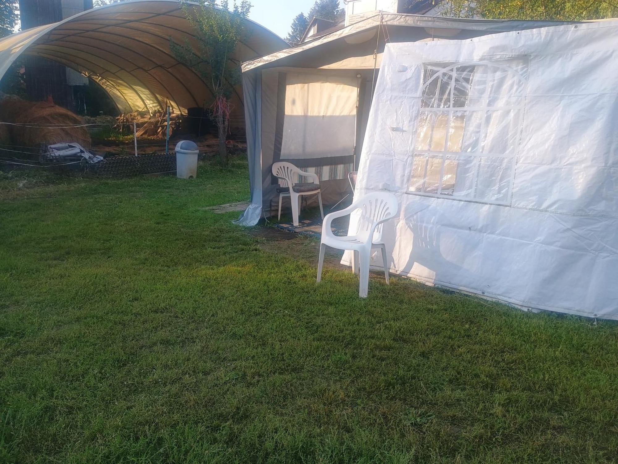 Wildcamp Resort Masseria La Murgia Unterkunft In Einem Wohnwagen Rimbach  Exteriör bild